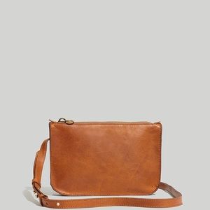Madewell Simple Crossbody Bag in English Saddle